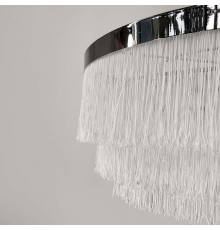 Підвісна 3-х ярусна люстра в хромованому корпусі Ø 50 см