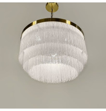 Підвісна 3-х ярусна люстра в латунному корпусі Ø 60 см