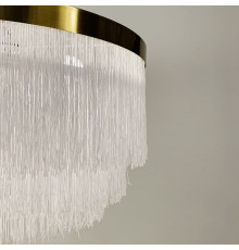 Підвісна 3-х ярусна люстра в латунному корпусі Ø 80 см