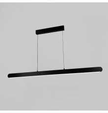 Чорний лінійний LED світильник у корпусі 120 см
