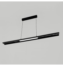 Лінійний LED світильник у чорному корпусі 120 см