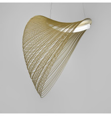 Сучасний світильник з дерев'яних кілець Ø 91