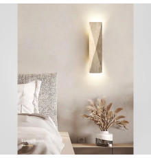 Бра видовжене з травертиновим корпусом 31х8,5 см