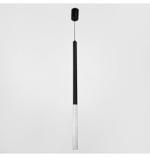 Чорний підвіс із скляним розсіювачем з ефектом бульбашок 81 см