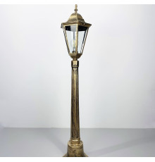 Ніжка до вуличного ліхтаря золотистого відтінку 76 см