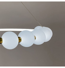 Люстра Nordic Pearl з плафонами-перлинками на 3 режими Ø 60 см