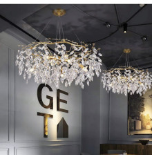 Сучасна підвісна люстра з серії світильників з флористичних мотивів Ø 100 см