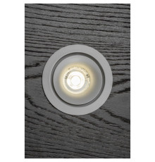 Корпус світильника точкового CANNA, IP20, круглий, білий, d97х35мм