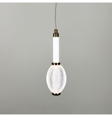 Золотий світлодіодний підвіс на 3 світлових режими 22х7 см