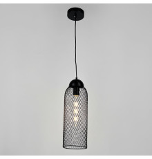 Підвісний чорний світильник Tori Ø 15х45 см