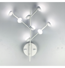 Настінне бра-молекула в білому корпусі