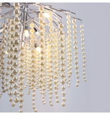 Чарівна люстра в хромі Pearl selection Ø 80 см