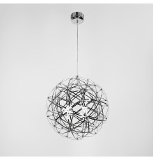 Світлодіодний підвісний світильник-сфера у хромованому корпусі Ø 60 см
