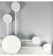 Стельовий LED світильник-супутник білого кольору