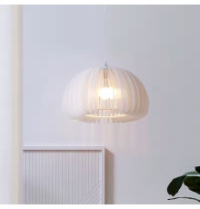 Люстра з білим акриловим абажуром Ø 32х25 см