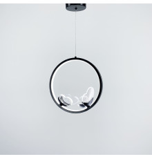 Підвісні світильники з метеликами в чорному корпусі