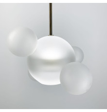 Матовий підвісний світильник-молекула Ø 20 см + 4 кульки