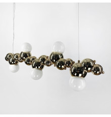 Люстра Bubble у золотому каркасі 100 см