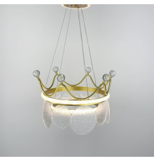 Підвісна люстра у вигляді корони Ø 48 см