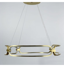 Розкішна модель світильника в золотому кольорі з вбудованими світлодіодами