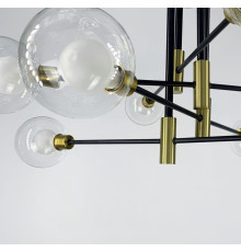 Сучасна люстра з подвійним плафоном на 8 ламп