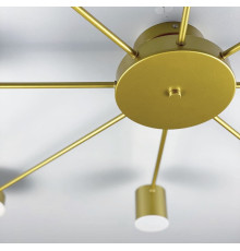 Стельовий LED світильник золотистого кольору