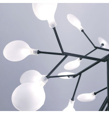 Підвісний світильник, що імітує дерево у чорному кольорі