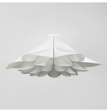 Підвісний світильник у формі білої лілії Ø 60 см