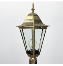 Вуличний класичний ліхтар в золотистому відтінку 35х20х15 см