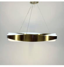 Світлодіодна дизайнерська люстра у латунному каркасі Ø 85 см