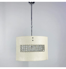 Світильник з екошкірою та кришталевими камінчиками