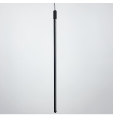 Лінійні підвісні світильники у чорному каркасі довжиною 60 см