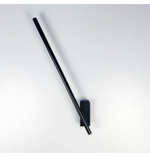 Лінійне бра із поворотним механізмом у чорному корпусі 60 см