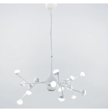 Люстра-молекула в білому кольорі на 18 світлодіодів