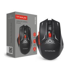 Ігрова миша бездротова TITANUM MS023GW Black