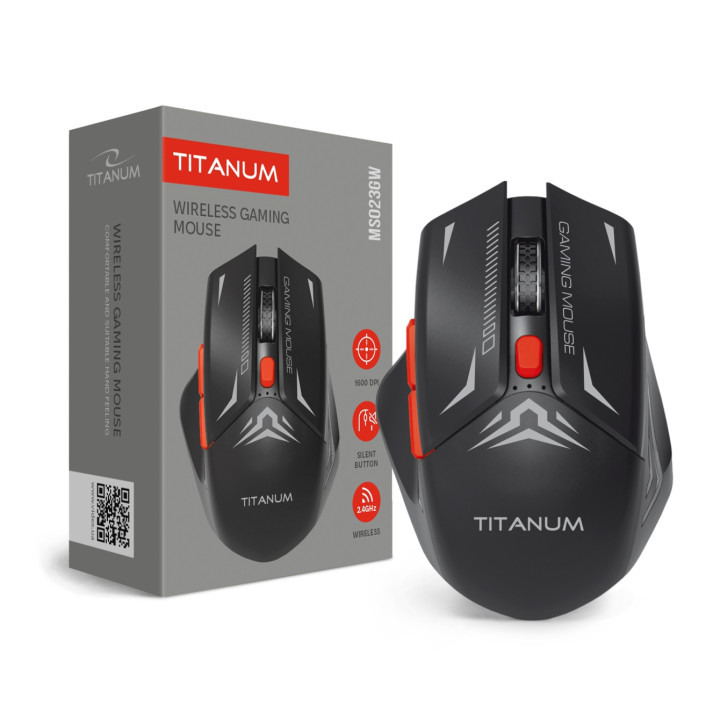 Ігрова миша бездротова TITANUM MS023GW Black · TITANUM · products/igrova-misha-bezdrotova-titanum-ms023gw-black