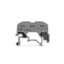 Клемник швидкого монтажу DIN 1+1п сірий PA (TF-KND-221) TITANUM · TITANUM · products/videx-tf-knd-221