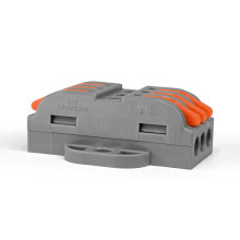 Клемник швидкого монтажу з кріпленням 3+3п сірий PC (TF-KNK-223) TITANUM · TITANUM · products/videx-tf-knk-223