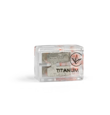 Клемник швидкого монтажу 2п прозорий PC (TF-KNT-412) TITANUM