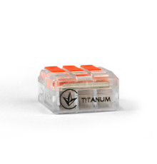 Клемник швидкого монтажу 3п прозорий PC (TF-KNT-413) TITANUM
