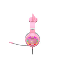Ігрові навушники з мікрофоном HAVIT HV-H2233d Cat Pink · VIDEX · products/igrovi-navushniki-z-mikrofonom-havit-hv-h2233d-cat-pink