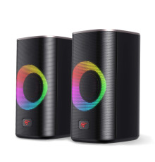 Стерео колонки ігрові HAVIT HV-SK212SE USB RGB Black