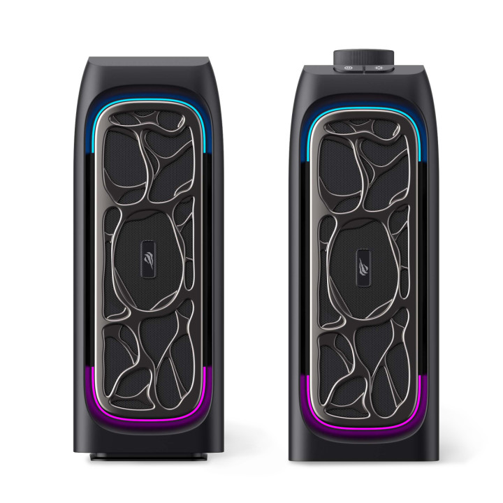 Стерео колонки ігрові HAVIT HV-SK215 USB+BT Black · VIDEX · products/stereo-kolonki-igrovi-havit-hv-sk215-usbbt-black