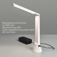 LED лампа настiльна-ліхтарик VIDEX TF11W 5W 3000-5500K · VIDEX · products/led-lampa-nastolnaya-videx-vl-tf11w-5w-3000-5500k-5v20s