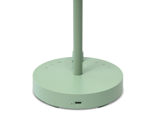 LED лампа настiльна з акумулятором VIDEX VL-TF23G 8.5W 4000K+RGB Green
