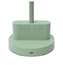 LED лампа настiльна з акумулятором VIDEX VL-TF24G 8W 4000K+RGB Green
