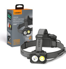 Налобний світлодіодний ліхтарик VIDEX VLF-H057 1700Lm 5000K