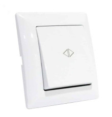 Вимикач реверсивний білий TINA