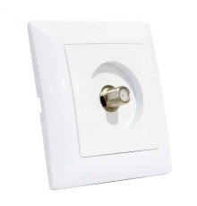 Розетка супутникова біла TINA