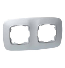 Рамка 2-на срібло ELA